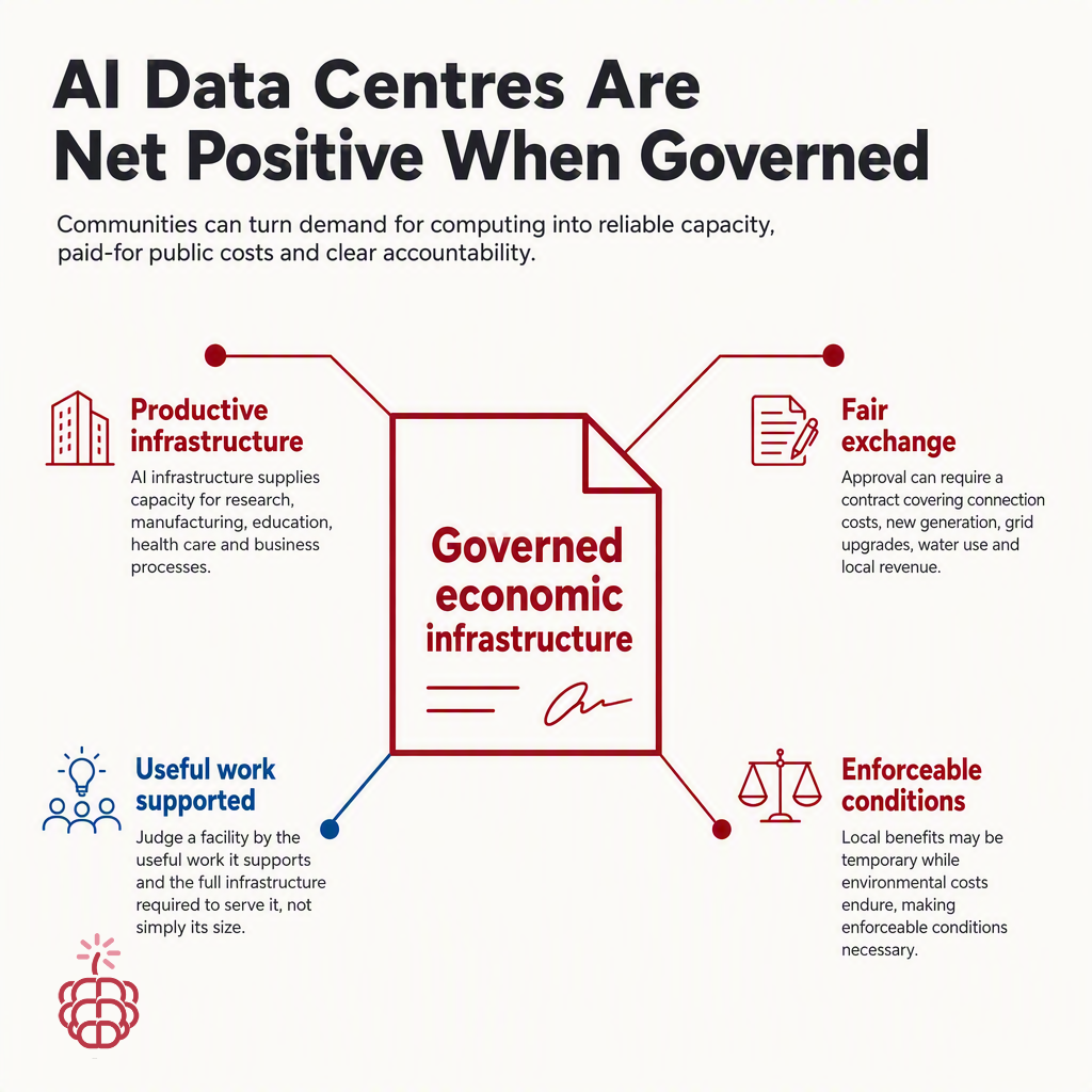 AI Data Centres Are a Net Positive, If Communities Set the Terms